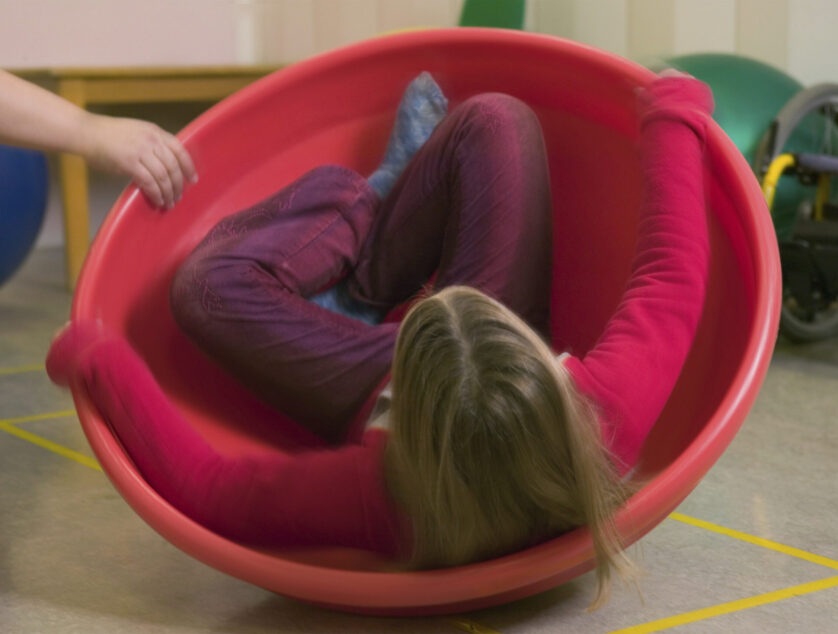 Girl in a giant cone Girl in a giant cone